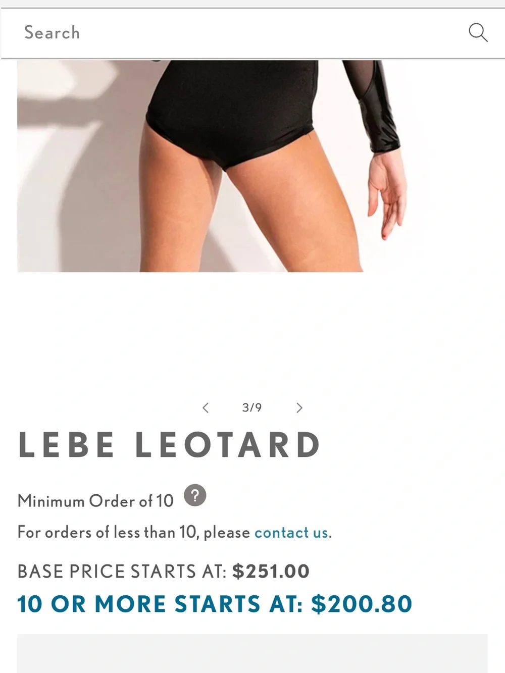 The LineUp Lebe Leotard